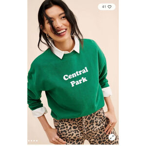 KULE OVERSIZED CENTRAL PARK SWEATSHIRT $178 retail